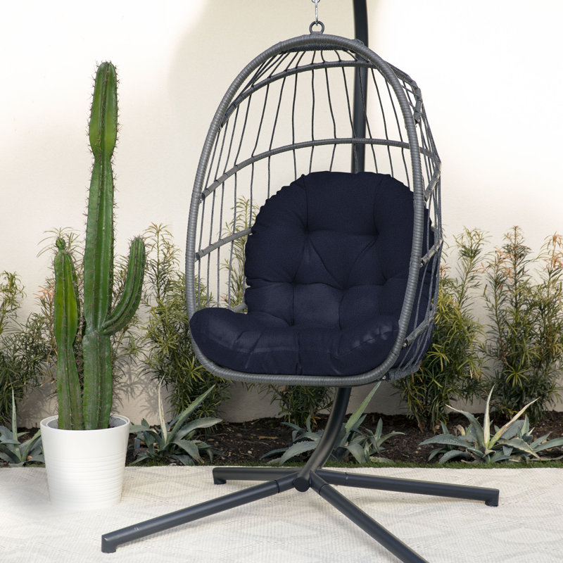 Outdoor 44'' Lounge Chair Seat / Back Cushion, Blue