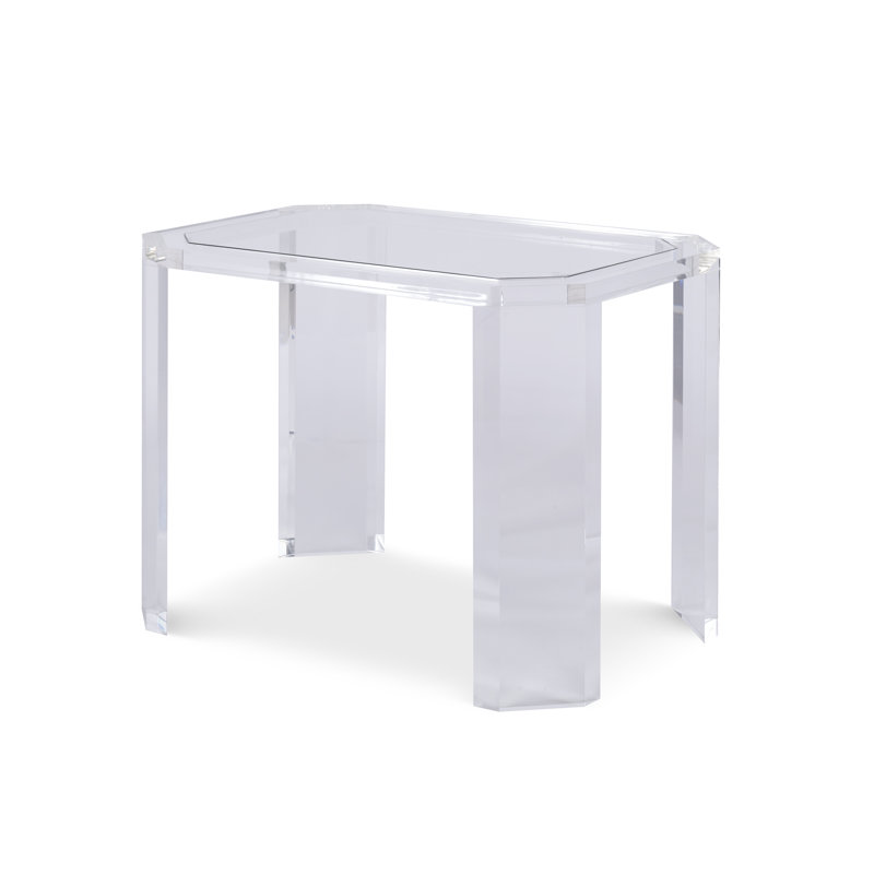 Glass End Table