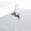 Meuble-lavabo autoportant 72 po avec 4 armoires de rangement et 2 armoires murales, tiroirs souples, contreplaqué blanc brillant