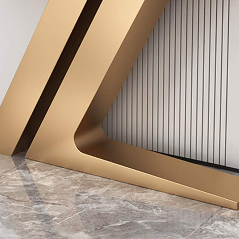Console de style italien simple et luxueuse, Noir, H 31,5 po x l 55,1 po x P 11,8 po