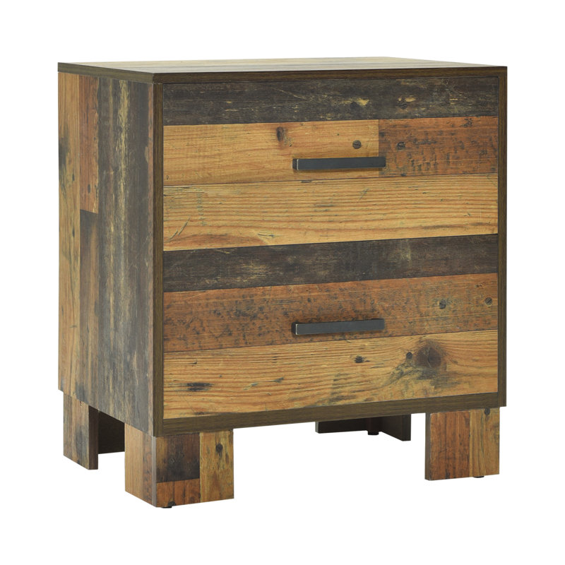 Ensemble de chambre à coucher 3 pièces avec commode Giah, Simple