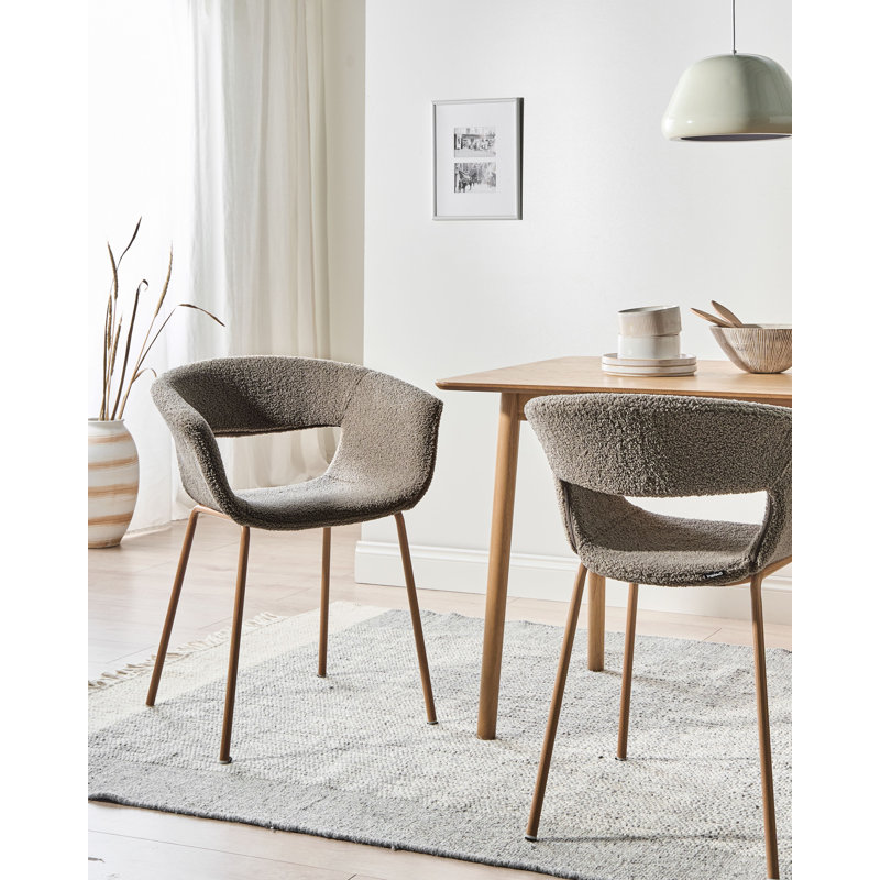 43 cm H Boucle Armchair