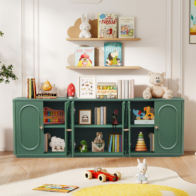62.99'' Wide 6 - Door Sideboard Accent Cabinet, Green