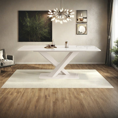 Cream Style Square Dining Table