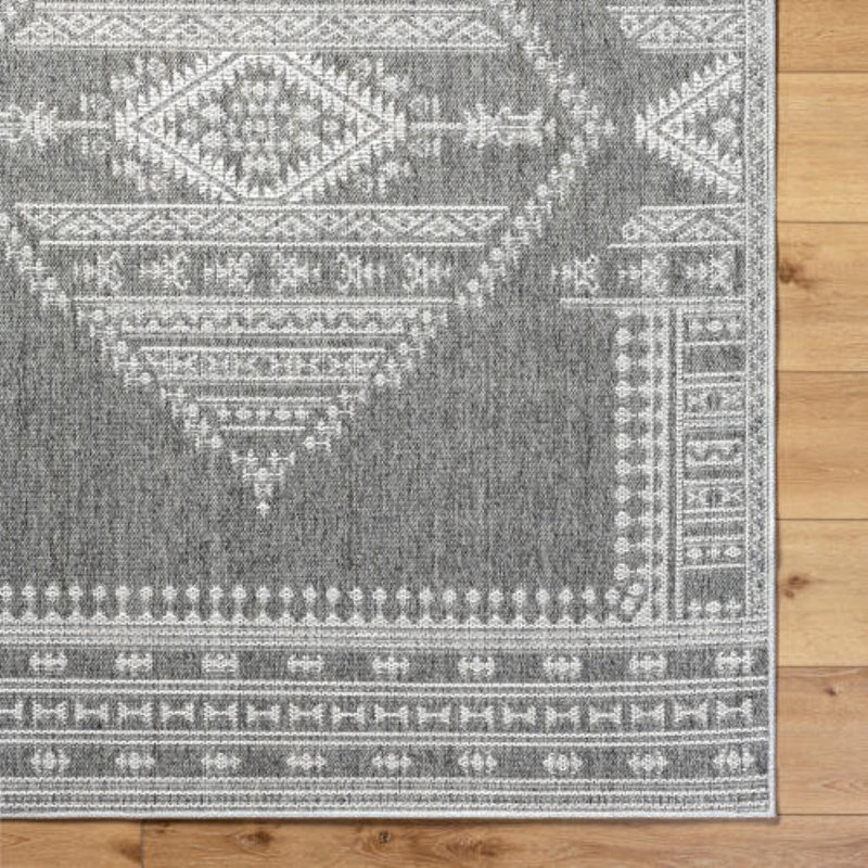 Markevis Machine Woven Area Rug, Rectangle 6'6" x 9'