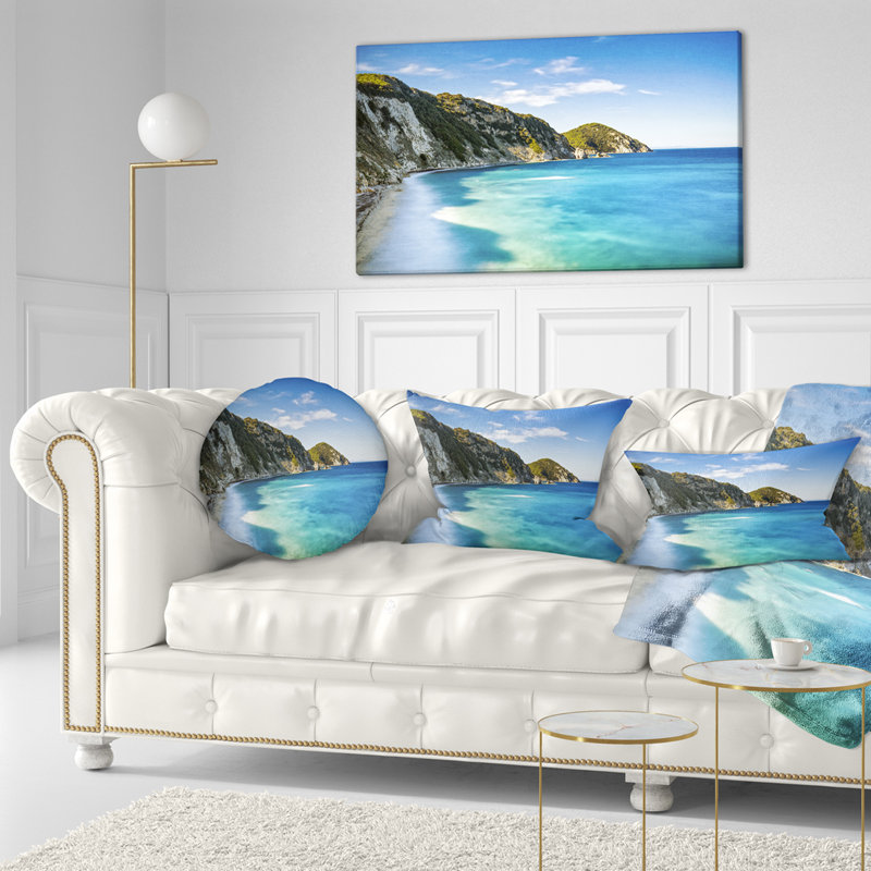Coussin lombaire de plage portoferraio sansone mer shore