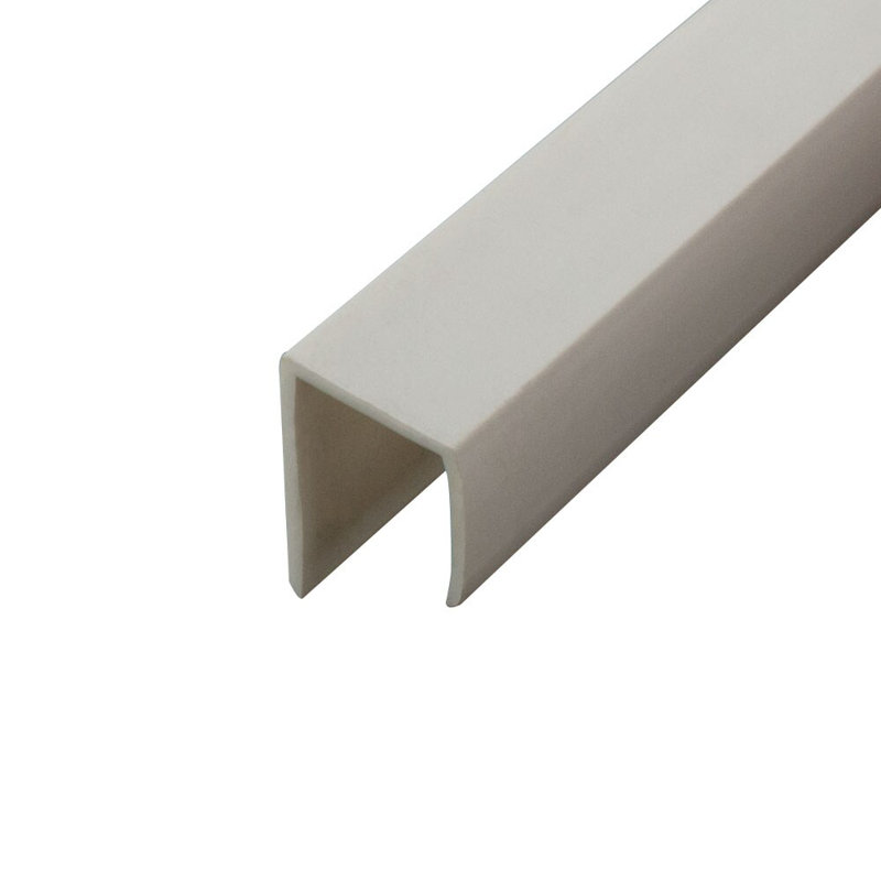 1/2 en styrène | Capuchon de moulage | Ensemble pro: (5) pièces longues de 96 po, Blanc