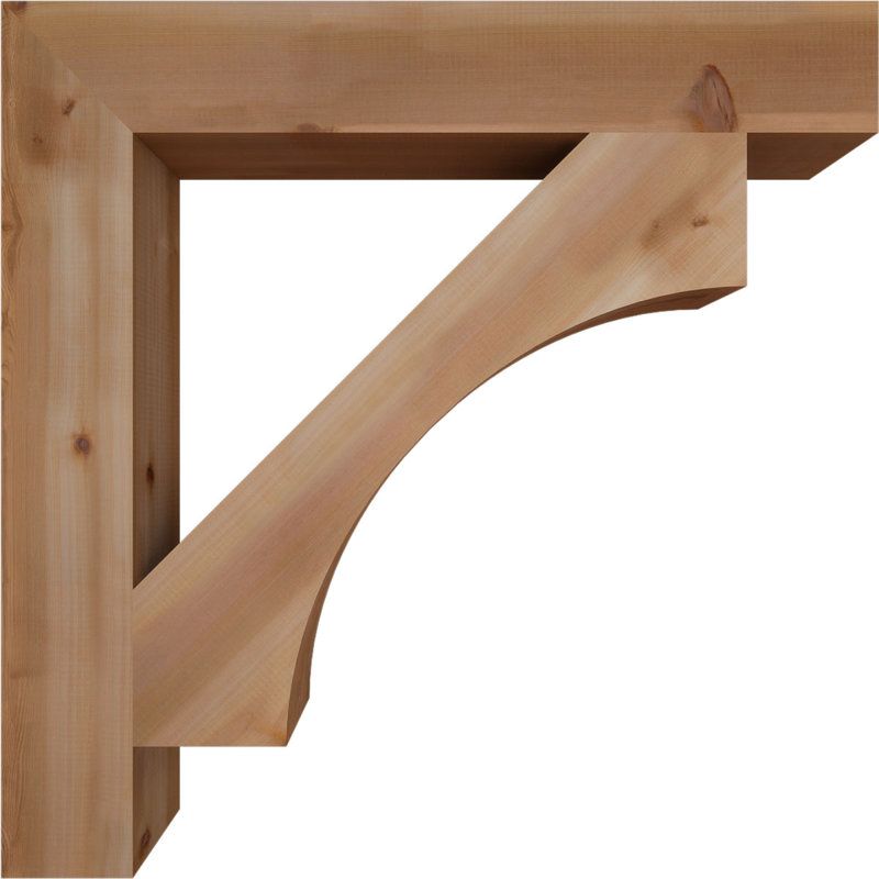 Support Westlake Block, Cèdre rouge de l'Ouest (lisse), H 40 po x l 5,5 po x P 40 po