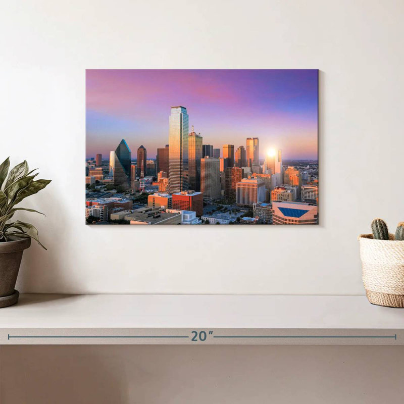 Nicci Dallas Texas, 8" H x 12" W