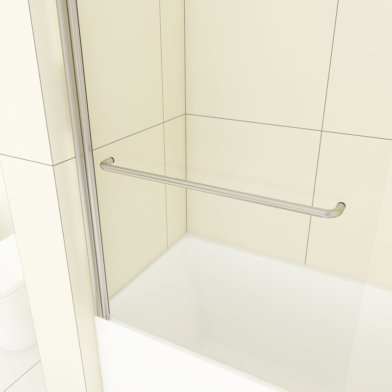 34" x 58" Pivot Tub Door, Chrome