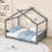 Montessori House Floor Bed with Center Support Legs, Low‑Profile Safe Design-911721267-911721270