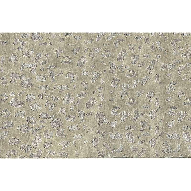 Tapis beige noué à la main de haute qualité