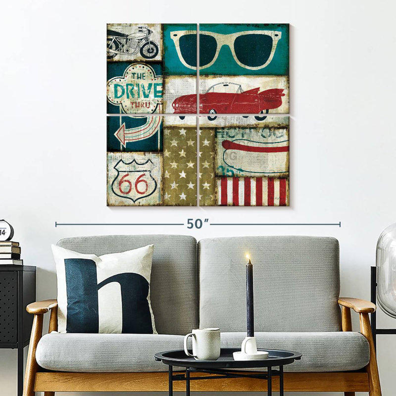 Mehar American Pop II, H 32 po x l 32 po