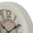 Metal Fluted Frame Decorative White Wall Clock