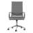 Amaiia Mid-Back Ribbed Leather Upholstered Adjustable Swivel Rolling Ergonomic Office Desk Chair-1282789406