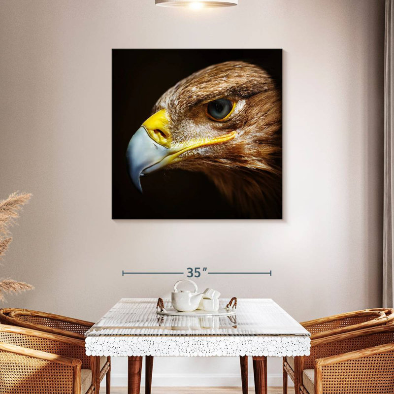 Crowle Eagle Face, 39" H x 39" W