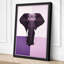 Dignified Elephant Minimalist 1 Piece Wrapped Canvas Wall Art-1414153793-1414153799