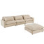Canapé modulaire Firida beige