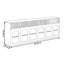 Buffet de style roche moyen