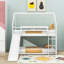 Twin Over Twin House-Shaped Bunk Bed With Slide-1927109021