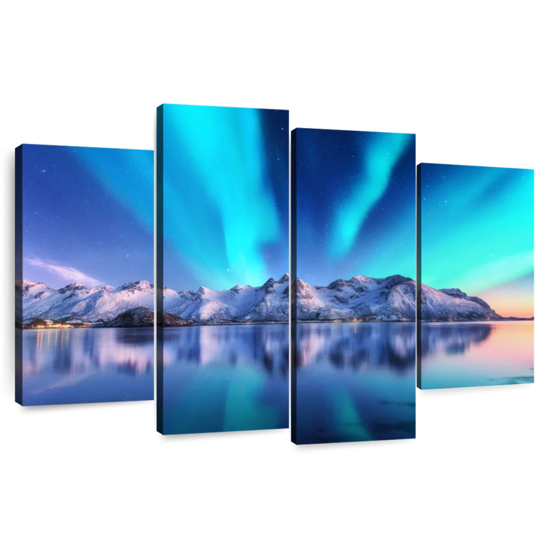 Alvord Amazing Aurora Borealis, 42" H x 68" W
