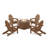 POLYWOOD x Sol 72 5-Piece Traditional Adirondack Fire Pit Table Set-567931140