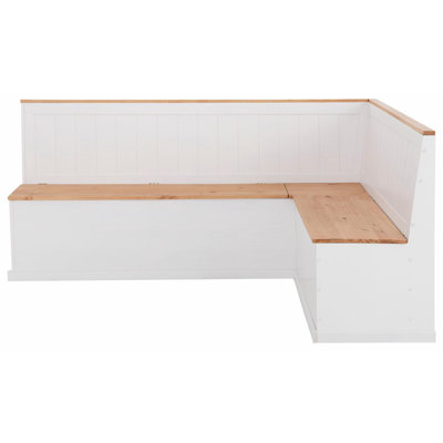 Appleridge  Corner Wood Storage Bench