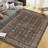 Non-Slip Washable Kitchen & Hallway Low Pile Vintage Floral, Stain Resistant-400811271