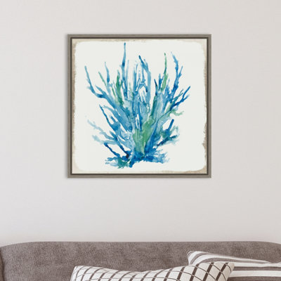 Reproduction d’art sur toile, "Blue Coral II" par Aimee Wilson