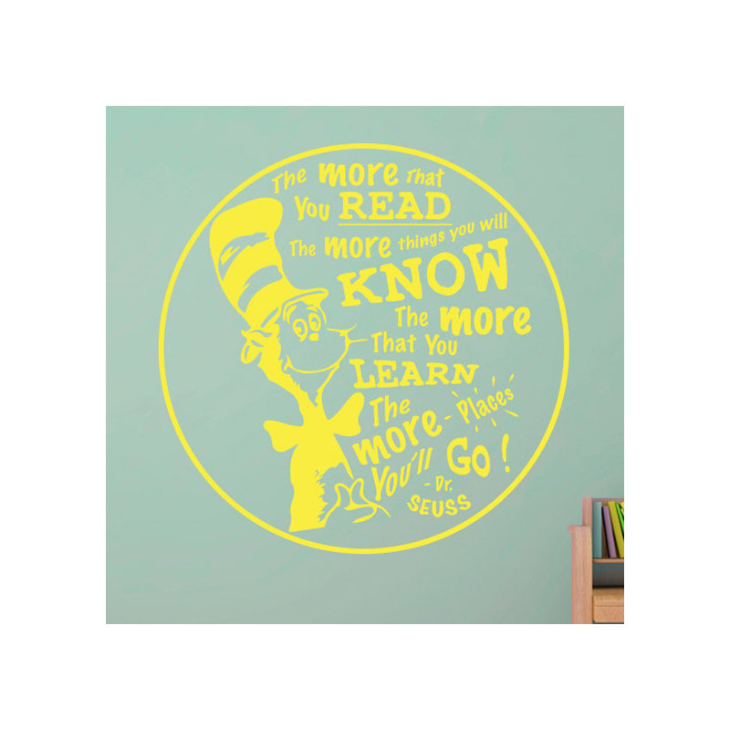 Non-Wall Damaging Wall Decal, Bright Yellow
