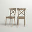 19'' H Acacia Side Chair