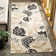 Tapis floral beige