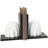 Hidemi Layered Arched Non-skid Bookends