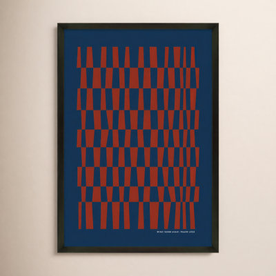 Vibrant Intersections 6 by Romina Gadler - Framed Wall Art