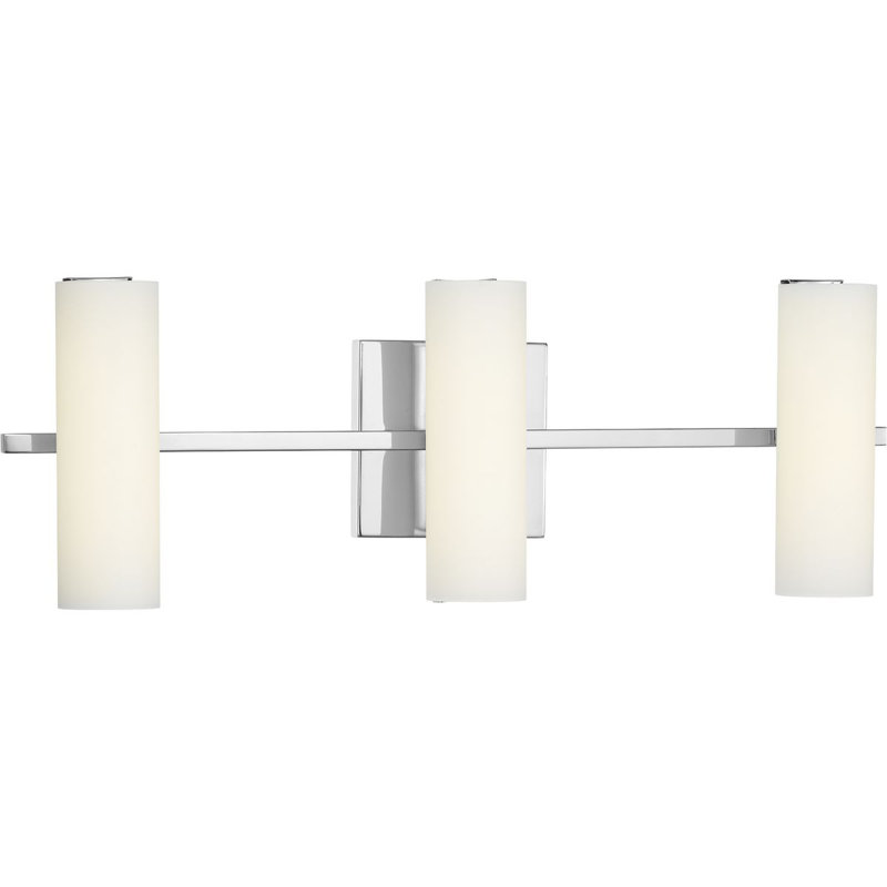 Éclairage de meuble-lavabo à DEL à intensité variable Flaherty, Chrome poli