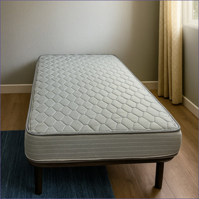 Matelas Mousse simple 6 pouces + matelas à ressorts | Mousse et ressort | Simple