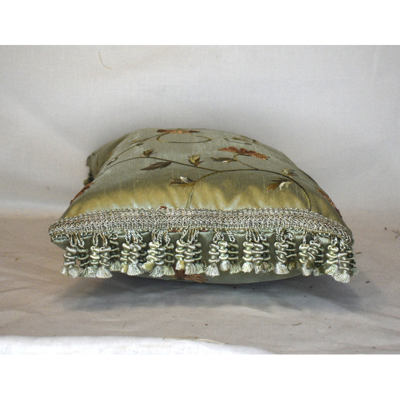 Floral Reversible Throw Pillow