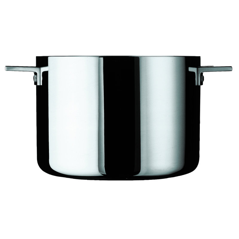 Attiva Deep Pot with Lid 9.45" - 12 Pieces - Stainless Steel
