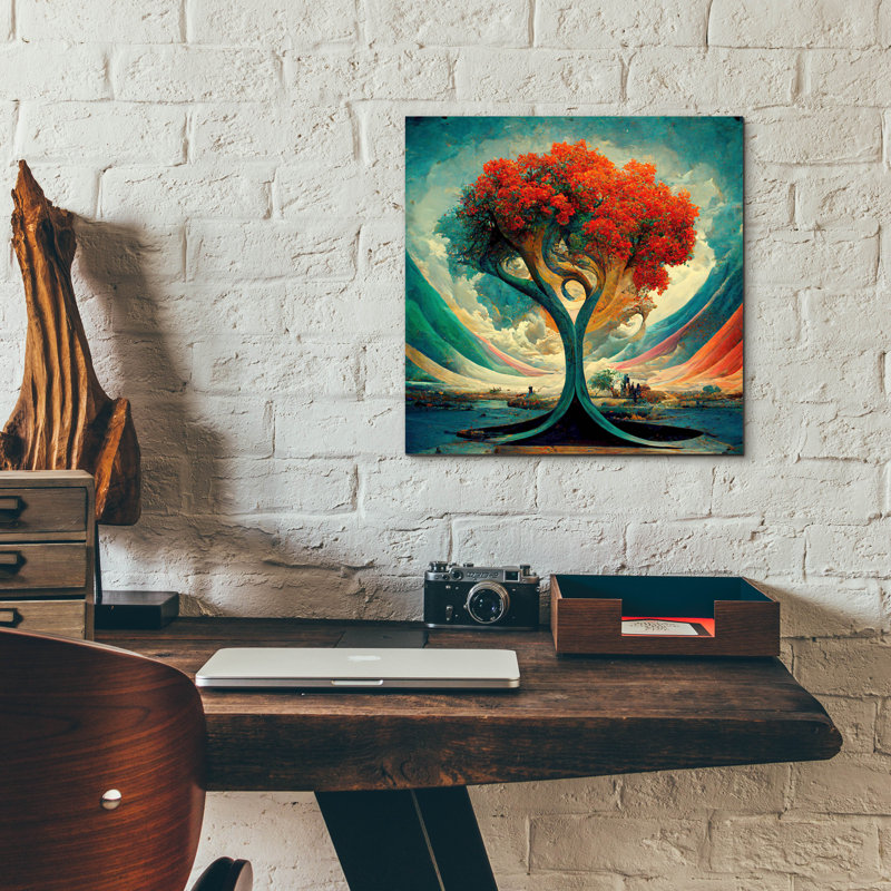 «Tree Of Life 18» par Ray Heere, H 12 po x l 12 po x P 0,13 po