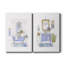 «Sketchy Bath I», ensemble de 2 peintures-133556948-133556946