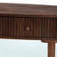 Console ovale 2 tiroirs Leyna