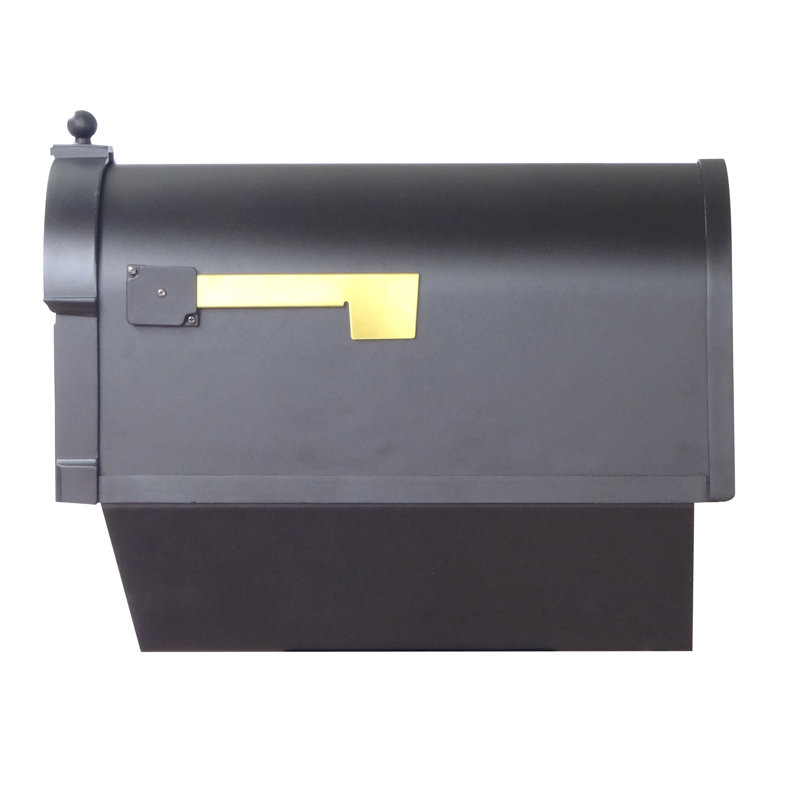 Berkshire Curbside Mailbox with Front Address Numbers with Fresno Post Included