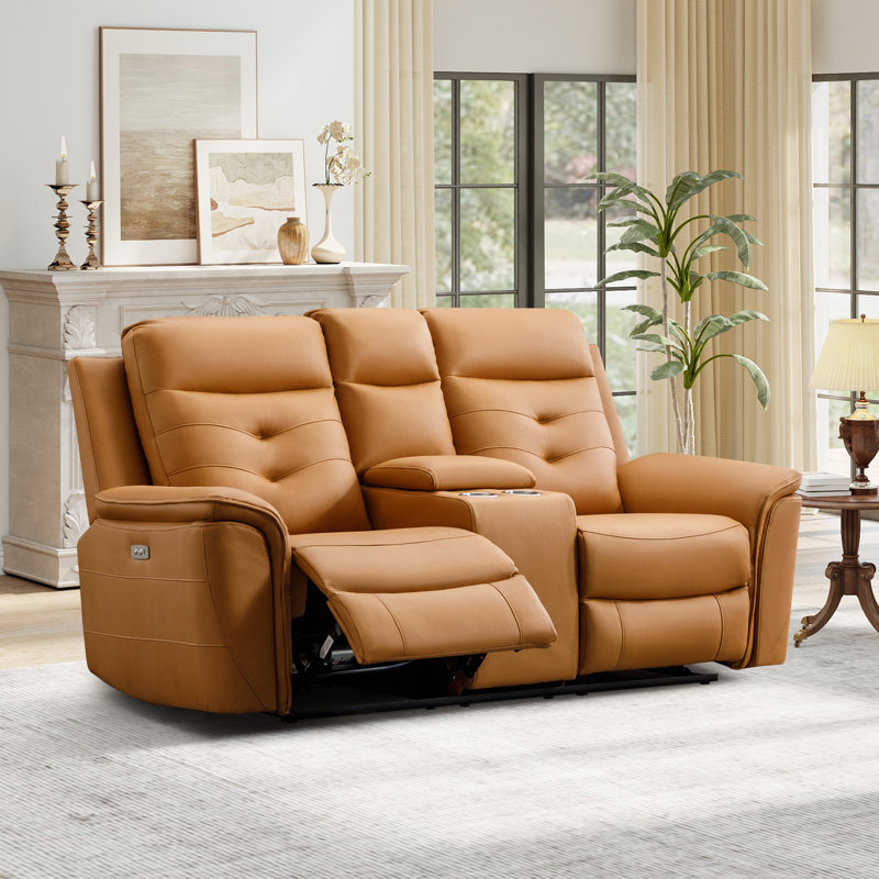 Alteo 2-Piece Power Reclining Living Room, Orange