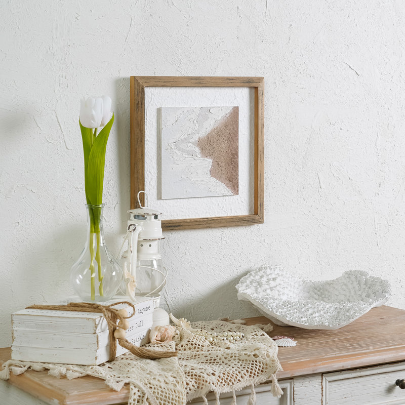 Picture Idea: Highland Dunes Beach Waves Landscape Modern Abstract Textured Wall