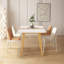 Lozano Extendable Metal Base Dining Table-177832626-177832627