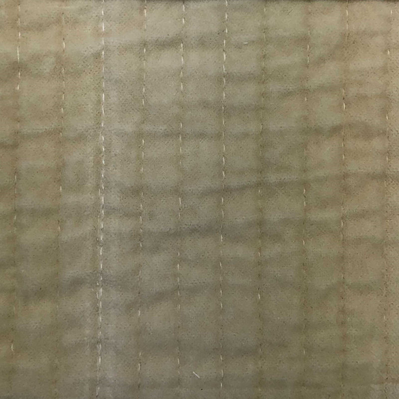 Stonewashed Velvet Cotton Velvet Modern Rustic Quilt, Twin Quilt, Light Tan