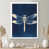 White Picture Framed