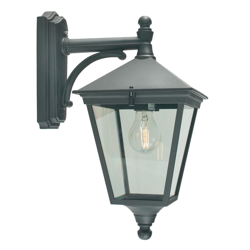 Holtby Outdoor Wall Lantern, Black