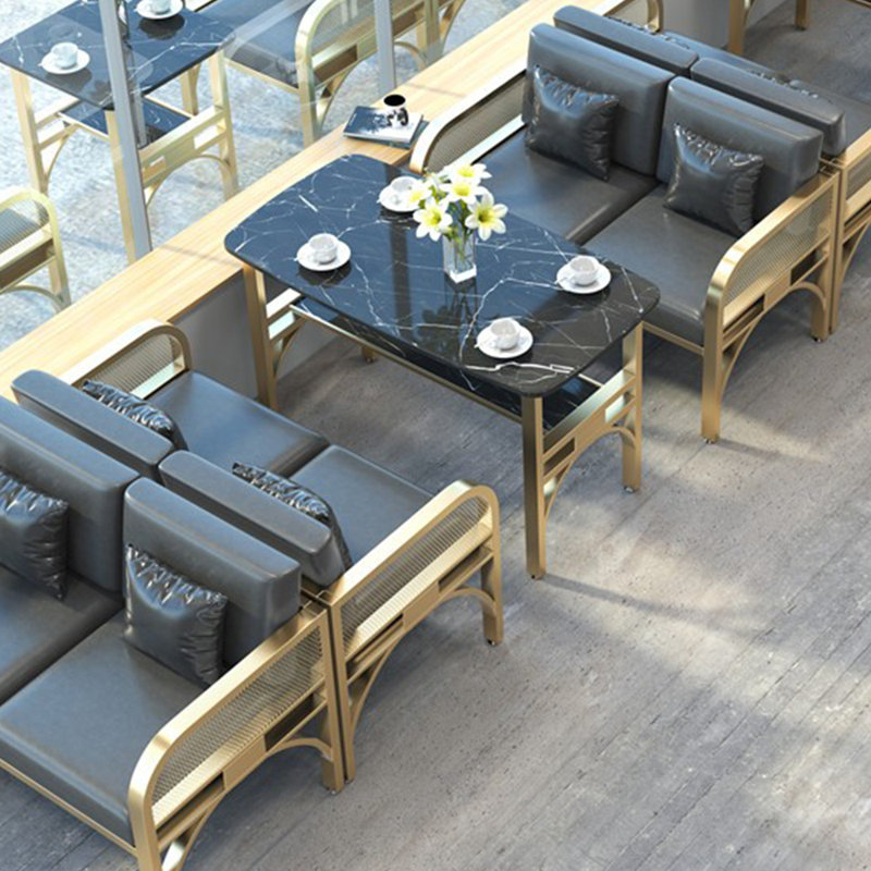 Banc rembourré de style nordique Cafe Bar