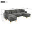 Sofa 4‑Seater with 2 Storage Ottomans-134702244
